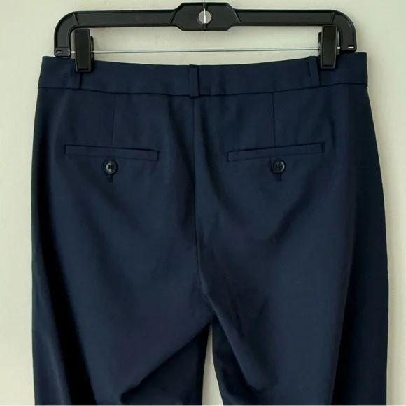 Banana Republic Women's Navy and Dark Gray Straight Leg Pants - Picture 9 of 13